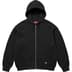 Supreme Hooded Zip Up Thermal - Black (front)