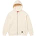 Supreme Hooded Zip Up Thermal - Natural (front)