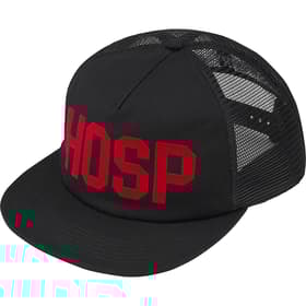 Supreme HOSP Mesh Back 5-Panel Black