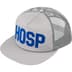 Supreme HOSP Mesh Back 5-Panel - Grey (front)