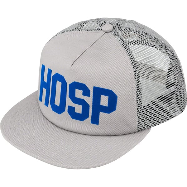 Supreme HOSP Mesh Back 5-Panel - Grey (front)