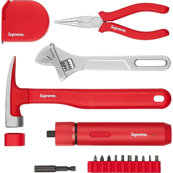 Supreme Hoto 5-Piece Tool Set - Red (front)