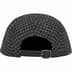 Supreme Houndstooth Wool Camp Cap - Black (front)