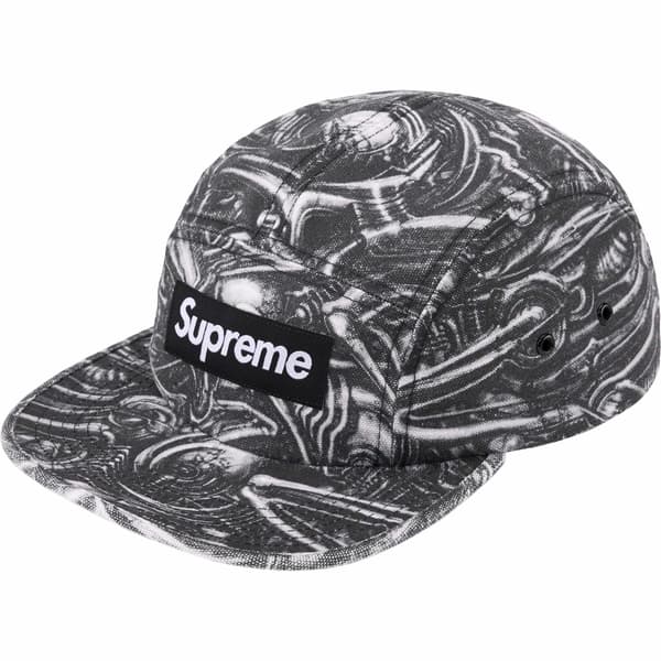 Supreme H.R. Giger Camp Cap - Black (front)