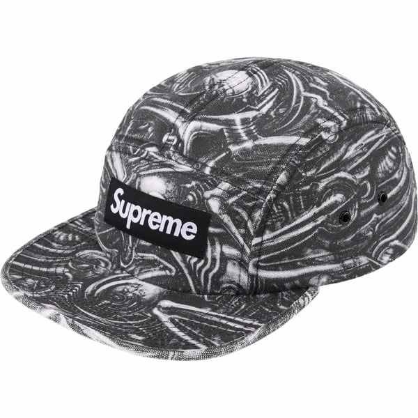 Supreme H.R. Giger Camp Cap - Black (front)