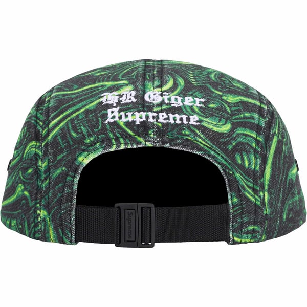 Supreme H.R. Giger Camp Cap - Green (front)