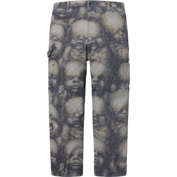Supreme H.R. Giger Double Knee Jean - Reverse Indigo (front)