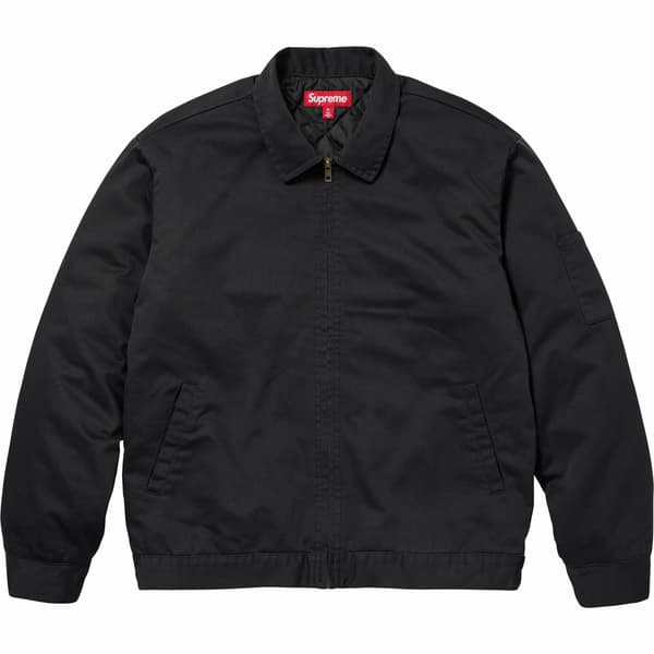 Supreme H.R. Giger Embroidered Work Jacket - Black (front)