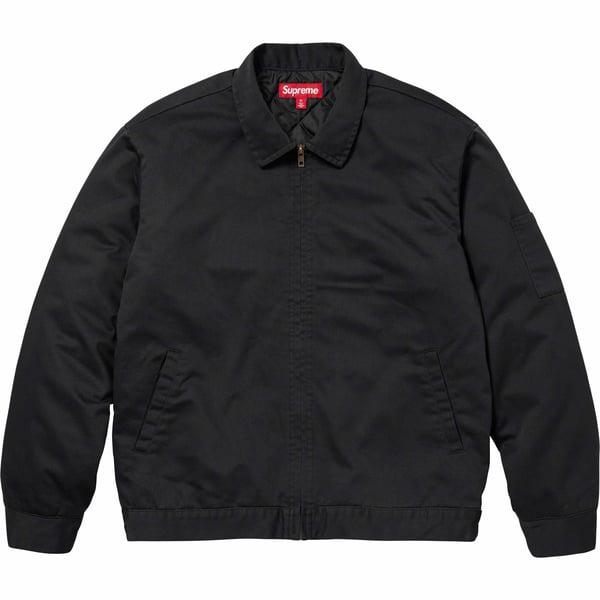 Supreme H.R. Giger Embroidered Work Jacket - Black (front)