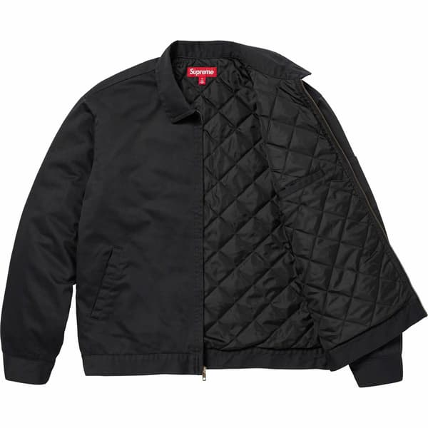 Supreme H.R. Giger Embroidered Work Jacket - Black (front)