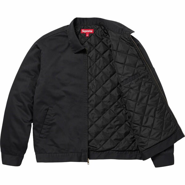 Supreme H.R. Giger Embroidered Work Jacket - Black (front)