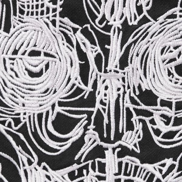 Supreme H.R. Giger Embroidered Work Jacket - Black (front)