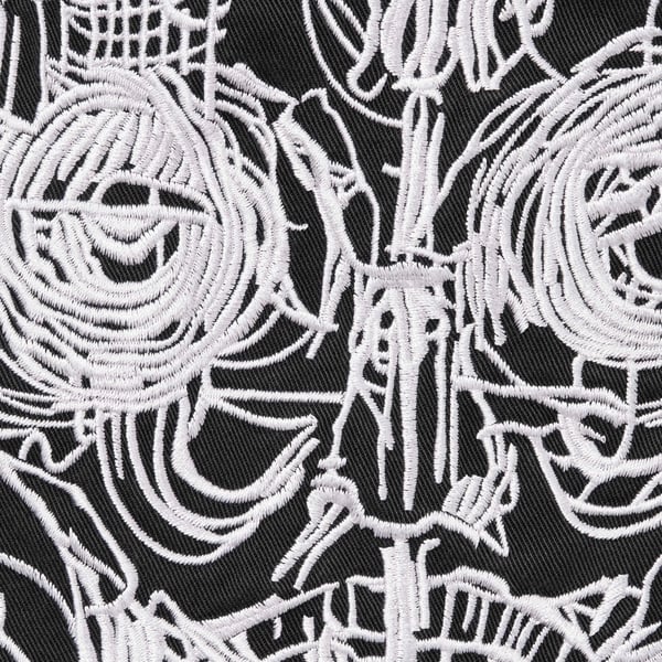Supreme H.R. Giger Embroidered Work Jacket - Black (front)