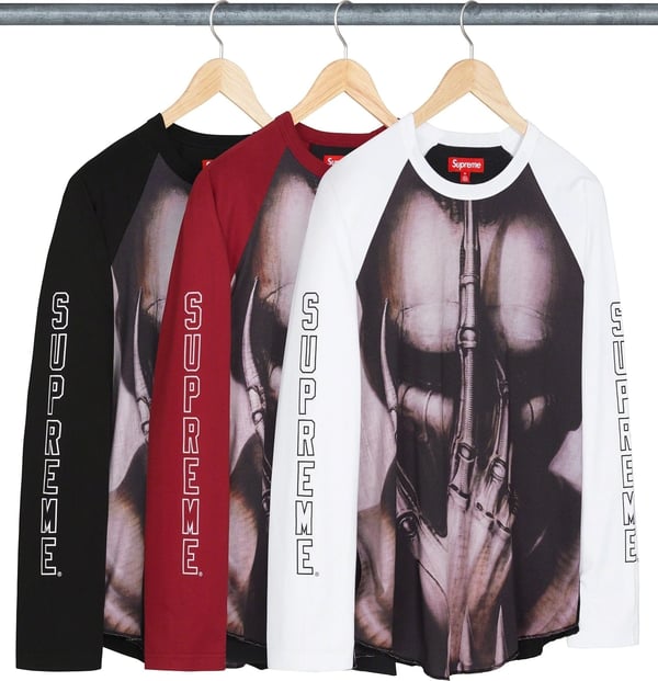 Supreme H.R. Giger Raglan L/S Top - Product Image