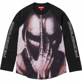Supreme H.R. Giger Raglan L/S Top Black