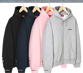 Supreme IDGAF Zip Up Hooded Sweatshirt