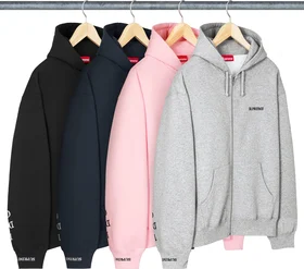 Supreme IDGAF Zip Up Hooded Sweatshirt