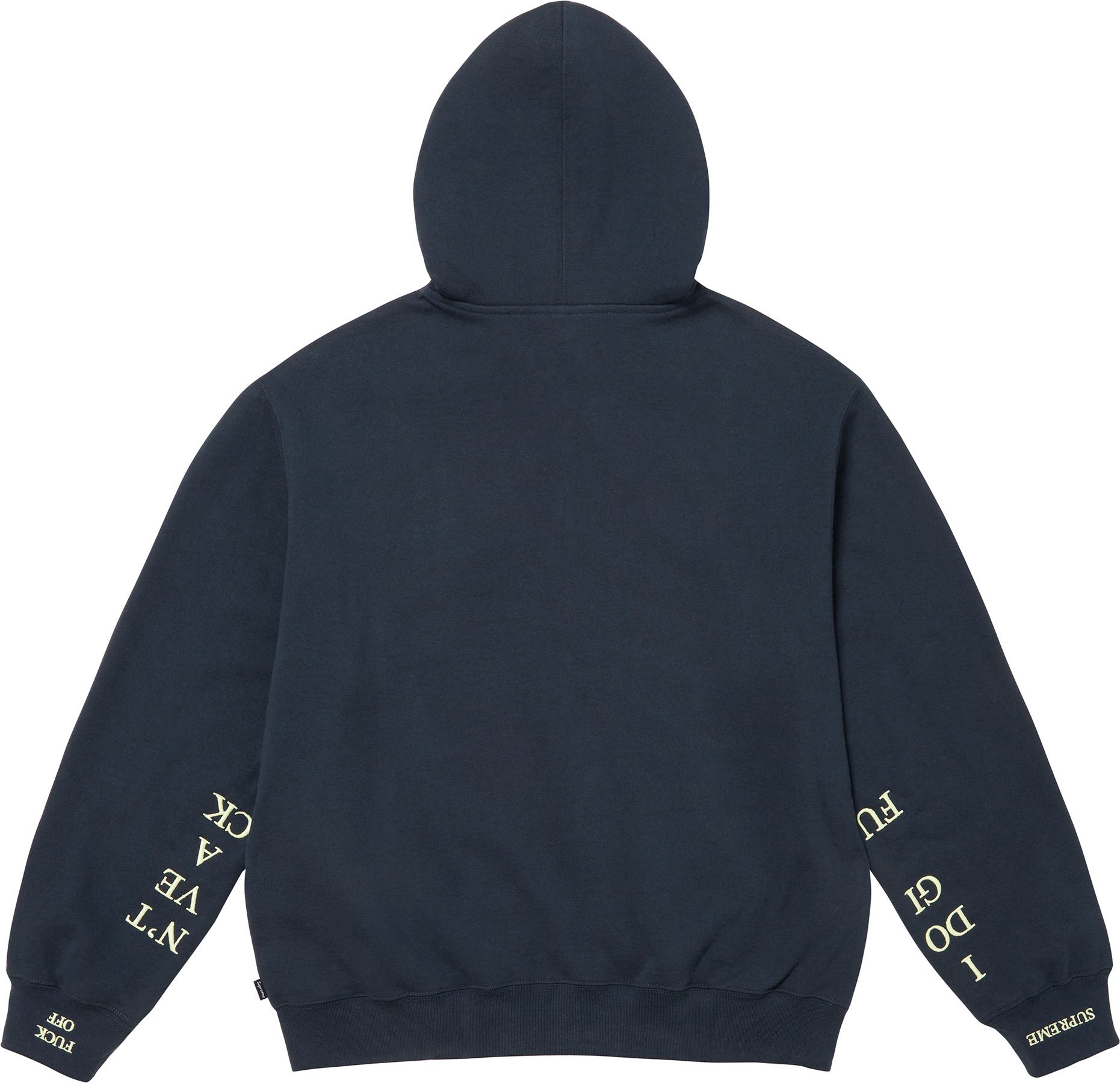 Supreme IDGAF Zip Up Hooded Sweatshirt colorway 3