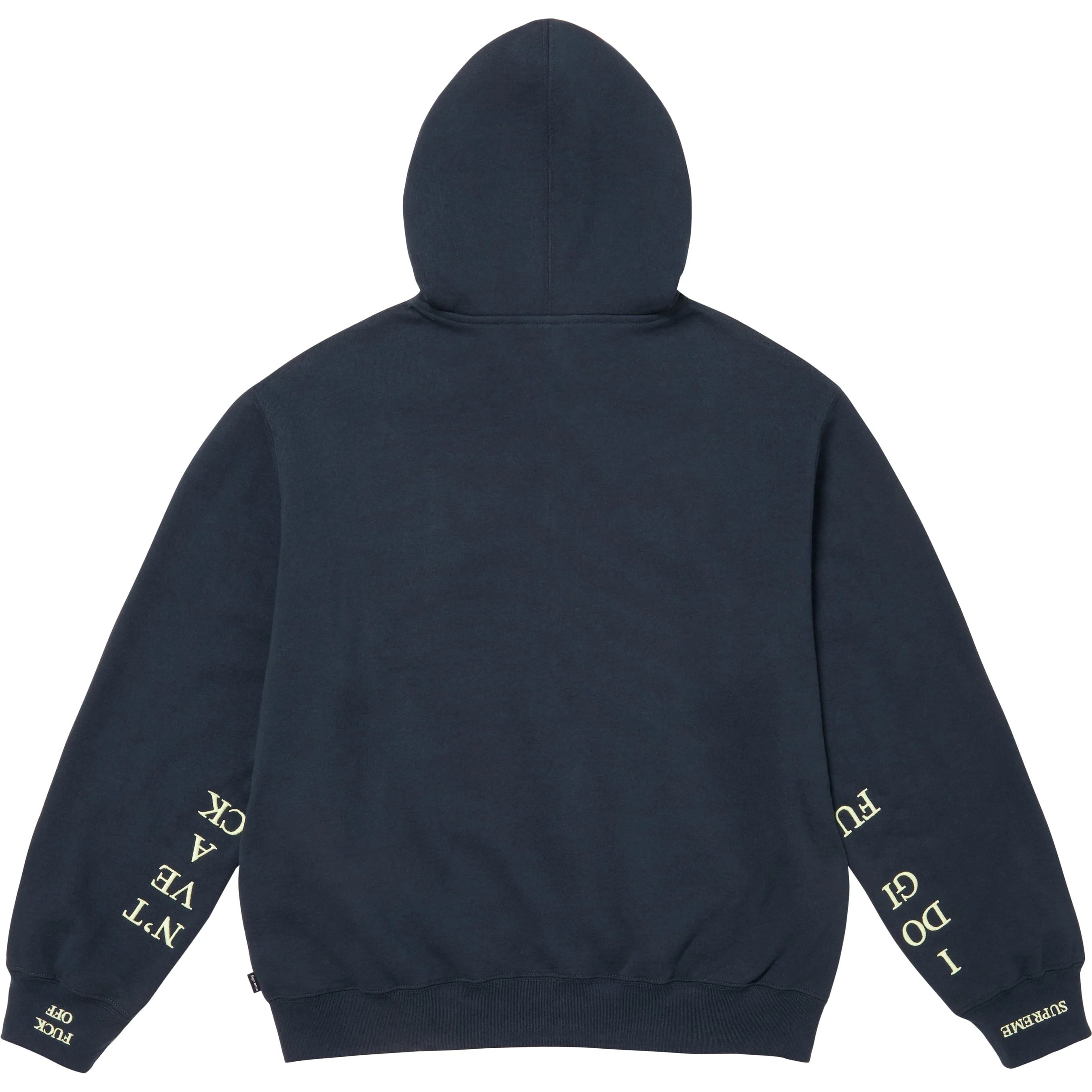 Supreme IDGAF Zip Up Hooded Sweatshirt colorway 4