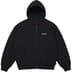 Supreme IDGAF Zip Up Hooded Sweatshirt - Navy (front)