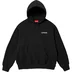 Supreme Immortal Hooded Sweatshirt - Black (front)