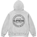 Supreme Immortal Hooded Sweatshirt - Heather Grey (front)