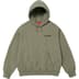 Supreme Immortal Hooded Sweatshirt - Light Olive (front)