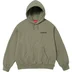 Supreme Immortal Hooded Sweatshirt - Light Olive (front)