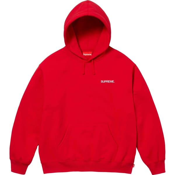 Supreme Immortal Hooded Sweatshirt - Red (front)