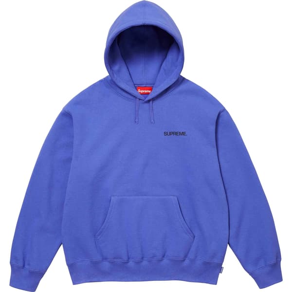 Supreme Immortal Hooded Sweatshirt - Violet (front)