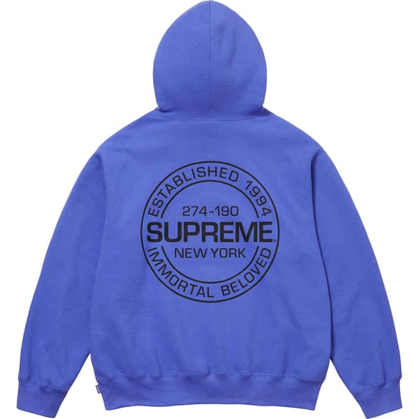 Supreme Immortal Hooded Sweatshirt - Violet (front)