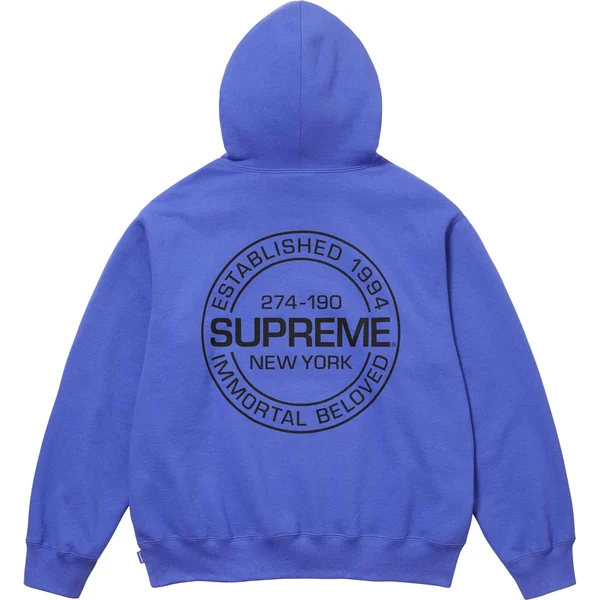 Supreme Immortal Hooded Sweatshirt - Violet (front)