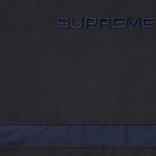 Supreme Inset Link Track Jacket - Black (front)