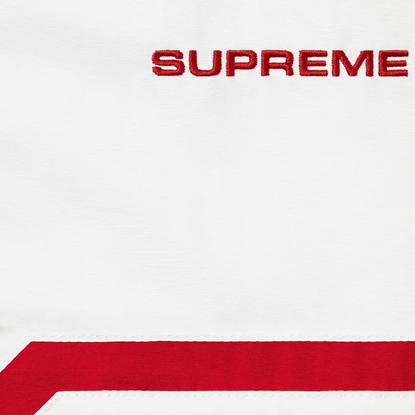 Supreme Inset Link Track Jacket - Light Grey (front)