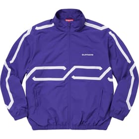 Supreme Inset Link Track Jacket Purple