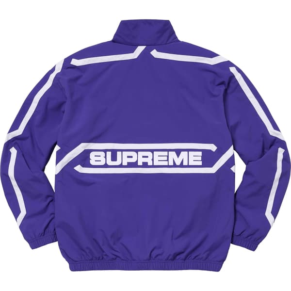 Supreme Inset Link Track Jacket - Purple (front)
