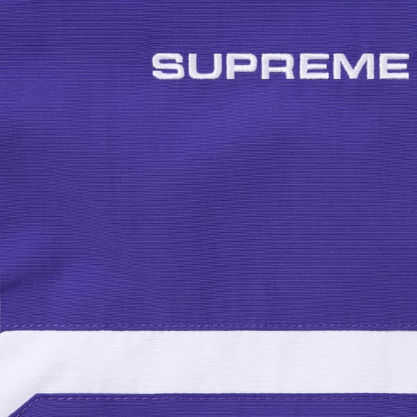 Supreme Inset Link Track Jacket - Purple (front)