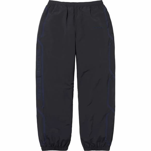 Supreme Inset Link Track Pant - Black (front)