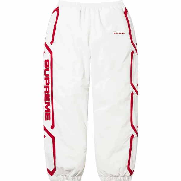 Supreme Inset Link Track Pant - Light Grey (front)