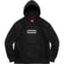 Supreme Inside Out Box Logo Hooded Sweatshirt - Black (front)