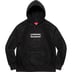 Supreme Inside Out Box Logo Hooded Sweatshirt - Black (front)