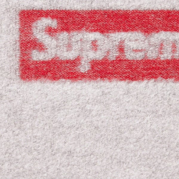 Supreme Inside Out Box Logo Hooded Sweatshirt - Heather Grey (front)