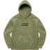 Supreme Inside Out Box Logo Hooded Sweatshirt - Light Olive (front)
