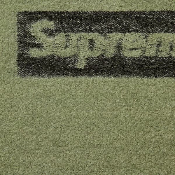 Supreme Inside Out Box Logo Hooded Sweatshirt - Light Olive (front)