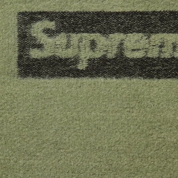 Supreme Inside Out Box Logo Hooded Sweatshirt - Light Olive (front)