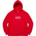 Supreme Inside Out Box Logo Hooded Sweatshirt - Red (front)