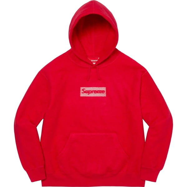 Supreme Inside Out Box Logo Hooded Sweatshirt - Red (front)