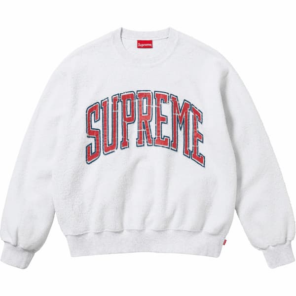 Supreme Inside Out Crewneck - Ash Grey (front)