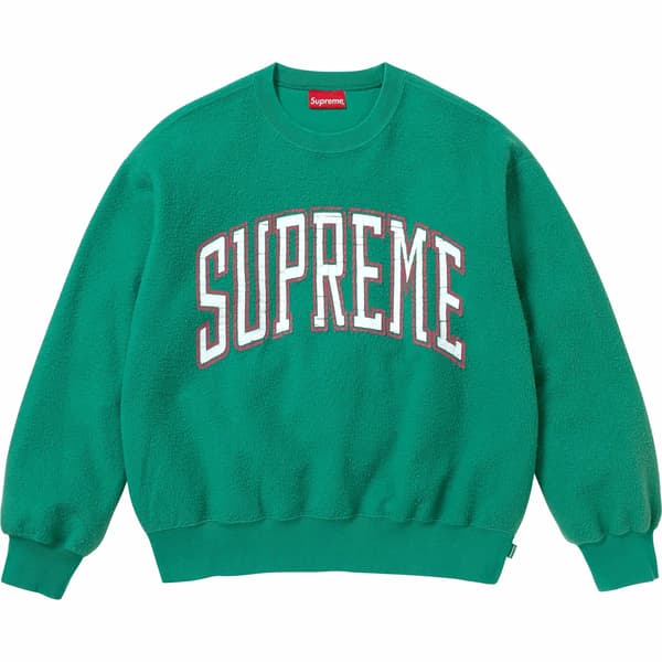 Supreme Inside Out Crewneck - Light Pine (front)