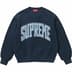 Supreme Inside Out Crewneck - Navy (front)